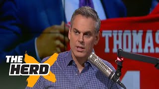 Colin Cowherd reveals his 2017 NFL Draft Round 1 winners  THE HERD [upl. by Lehcnom]