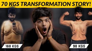 WTF Crazy ‘70 KG’ Weight Loss Body Transformation Interview TIPS [upl. by Auos888]