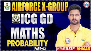 Airforce X Group Classes 2024  ICG GD Maths Practice Set  Maths By Vishal Sir [upl. by Kensell]