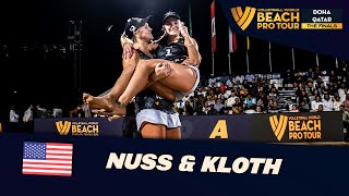 MASTERCLASS 👏  NussKloth  Road to GOLD  beachprotour [upl. by Aromat]