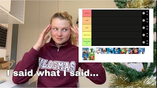 Ranking ICONIC Christmas Movies on TierMaker  Vlogmas Day 7 [upl. by Dhumma]