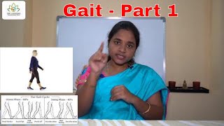 Gait part1 English  Sri Aahana Physiotherapy Academy [upl. by Tymon]