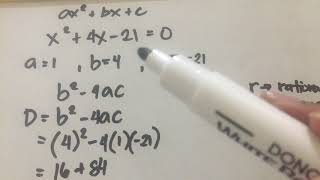 Roots Discriminant and Coefficients  Lesson2 Math 9 Part 1 [upl. by Roselba361]