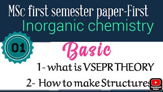 VSEPR theory  origin of VSEPR theory  introduction on VSEPR theory MSc 1 Sem chemistry part 01 [upl. by Amar]