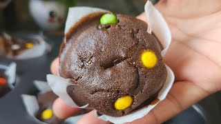 Chocolate Biscuit cupcake🧁 shorts foodie viral youtubeshorts chocolate trending [upl. by Kcub]