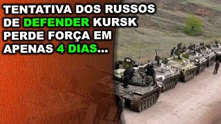 Resposta dos russos na região de Kursk perde força em apenas 4 dias segundo ucranianos [upl. by Darian771]