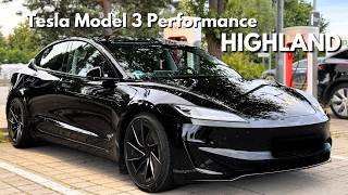 2024 Tesla Model 3 Performance Highland POV City Test Drive [upl. by Rebna19]