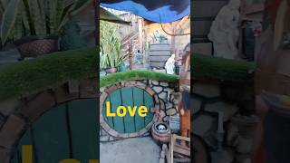 How to ✅ offgrid Outhouse toilet tiny home castle tower outdoor cabin Hobbit house LOVE DIY  Shed [upl. by Dayir394]