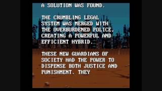 Judge Dredd SNES  Intro [upl. by Euhc161]