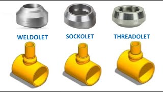 PIPING Weldolet Socolet Threadolet identification tutorial for beginners Pipe fit up tutorials [upl. by Ahsiekam]