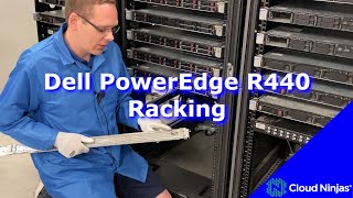 Dell PowerEdge R440  How To Rack a Server  Server Racking  Sliding Rails  Rackmount Server [upl. by Eixela]