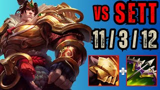 GAREN vs SETT  PART 2  GAREN GUIDE  GAREN TOP  GAREN GAMEPLAY [upl. by Atneciv]