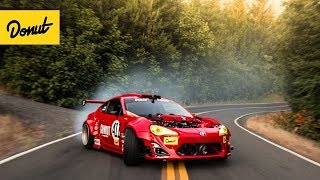 RIP GT4586  FerrariPowered Toyota drifts a Portland Touge [upl. by Burra]