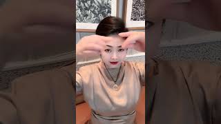 Quick and easy girls hairstyle 💙✂️ Short hair style amplong hair style shorts tutorial tiktok [upl. by Conney24]