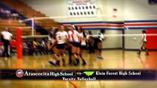 Atascocita vs Klein Forest Varsity Volleyball [upl. by Anyak]