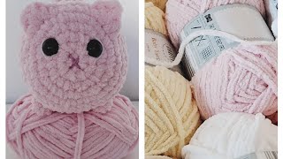 Crochet a loaf cat with me  Crochet Vlog Loaf cat [upl. by Tasiana]