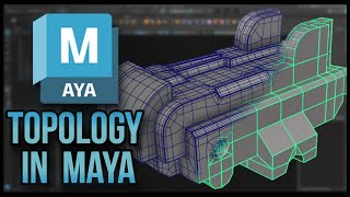 How to make a good TOPOLOGY in Maya  3D Modeling [upl. by Appledorf812]