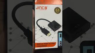 displayport to vga converter shorts displayport to vga converter [upl. by Nalyad]