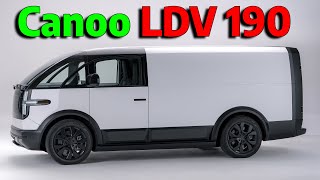 Canoo LDV 190 Electric Van What We Know So Far [upl. by Metts]