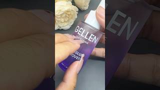 How to Remove Solid Nail Glue  Gellen Glue Remover gelnatips gellen nails nailtutorial [upl. by Josi]