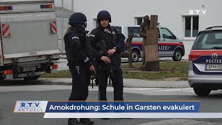 Amokdrohung Schule in Garsten OÖ evakuiert [upl. by Akired]