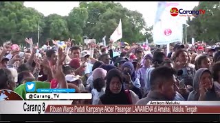 Ribuan Warga Padati Kampanye Akbar Pasangan LAWAMENA di Amahai Maluku Tengah [upl. by Asaeret]