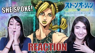 JOLYNE YARE YARE DAWA  JoJos Bizarre Adventure Stone Ocean Announcement Teaser REACTION [upl. by Cichocki]