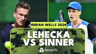 Jannik Sinner vs Jiri Lehecka Highlights  Indian Wells 2024 [upl. by Buff222]