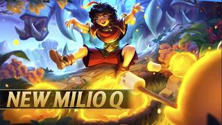 NEW MILIO Q EFFECT  League of Legends [upl. by Adnirak681]