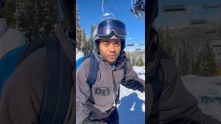 Learning to ski rails Day 3 skiing snowboarding snow [upl. by Poll]