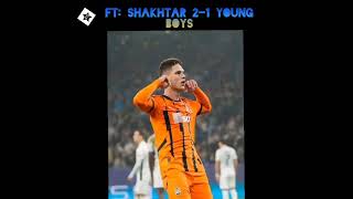 FT Shakhtar Donetsk 21 Young Boys trending football news trending shortvideo shorts [upl. by Aleta]