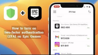 How to enable twofactor authentication 2FA on Epic Games [upl. by Anoo]