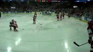 North Dakota Fighting Sioux defeating the UW Badgers in OT [upl. by Gillespie]