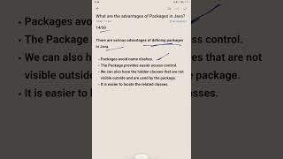 What are the advantages of Packages in Java  1450 javainterviewquestionsanswers [upl. by Ardnaet608]