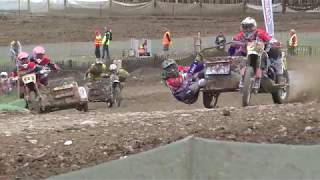 Sidecarcross GP Chaumont 2017 Jan Visscher amp Glenn Janssens [upl. by Semajwerdna826]