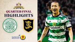 Celtic 42 Livingston  Daizen Maeda HatTrick  Scottish Gas Scottish Cup QuarterFinal Highlights [upl. by Luehrmann]