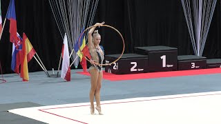 Gimnastyka artystyczna Emilia Komarewicz  Gdynia Rhythmic Stars 2022 [upl. by Luapnhoj]