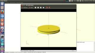 Tutorial openscad 2 Rueda para printbot 2128 [upl. by Vaclav277]