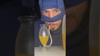 ASMR DRINKING ARIZONA MANGO GLASS WITH STRAW ASMR [upl. by Talmud945]