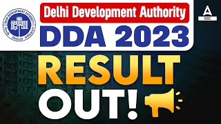 DDA Result 2023  DDA Result 2023 Kaise Dekhe How to Check DDA Result 2023 [upl. by Jenesia]