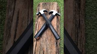 Twin hexaoctagon ebony hammer handles woodworking hammer [upl. by Noreik776]