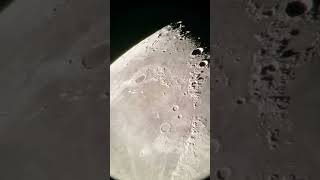 Moon Through Celestron Powerseeker 114EQ Telescope [upl. by Naerol]