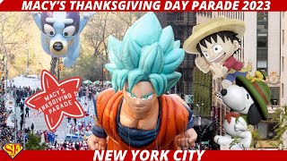 NYC Macys Thanksgiving Day Parade 2023 Full Parade Coverage [upl. by Cuyler]