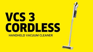 Handheld Vacuum Cleaner VCS 3 Cordless [upl. by Yerak862]