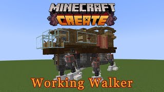 Working Walker in Minecraft  Valkyrien skies Clockwork [upl. by Farleigh]