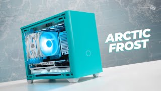 ARCTIC FROST RTX 3080 Cooler Master NR200 Build [upl. by Ahsieat]