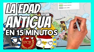 ✅ 🏛️ La EDAD ANTIGUA en 10 minutos  Todo sobre sobre egipcios griegos persas romanos [upl. by Aon379]