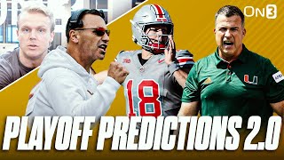 College Football Playoff Predictions 20  Who Gets In  Ohio St Texas Georgia Miami Bama [upl. by Rickart885]