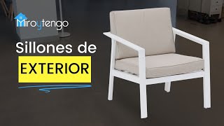 Sillones de Exterior 🌞✨  Miroytengoes Tienda de Muebles Online [upl. by Kinson]