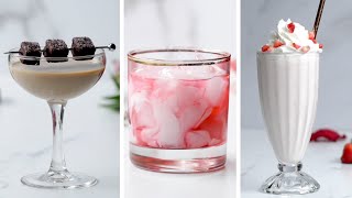 Valentines Day Dessert Drinks • Tasty Recipes [upl. by Noemys421]